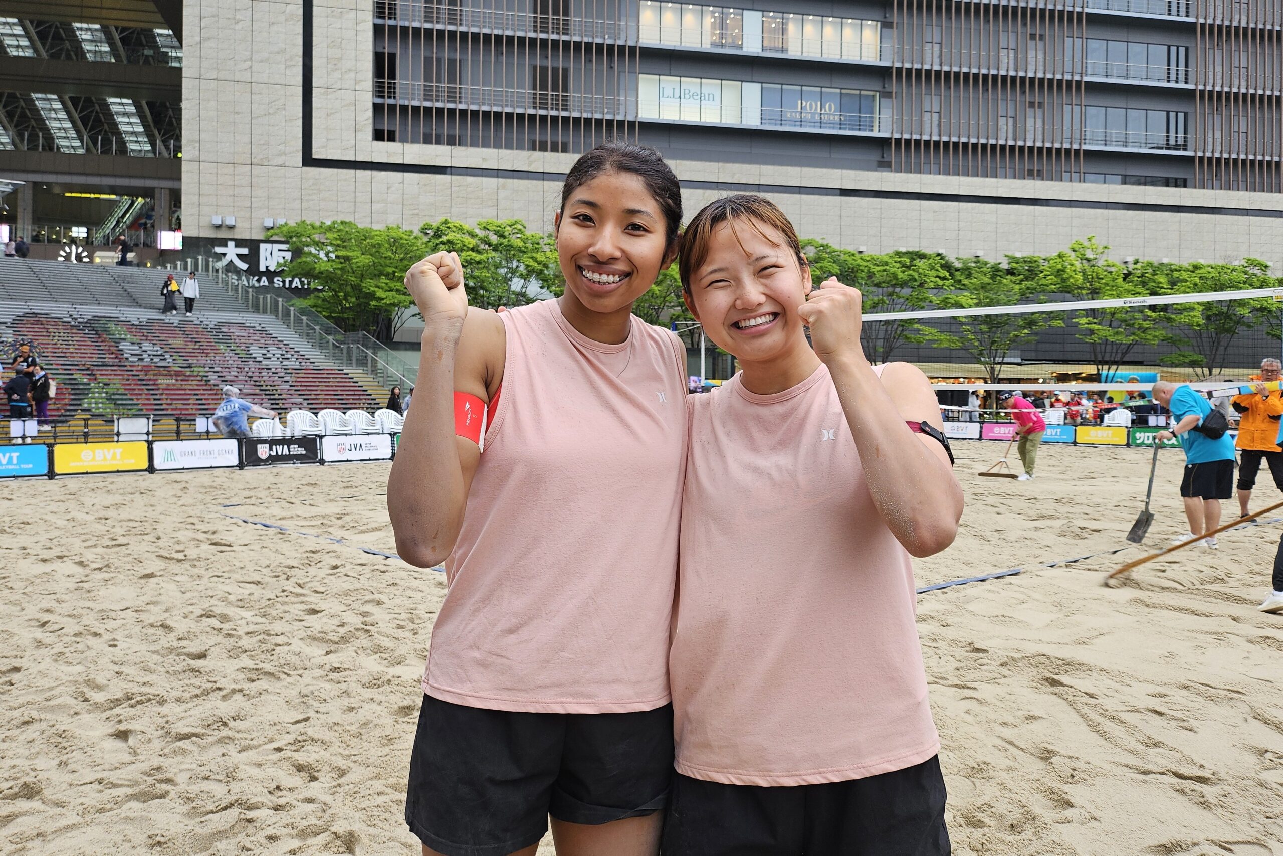 SVリーグ勢・今村や宮部が参戦。「ビーチに挑戦することでバレーボール