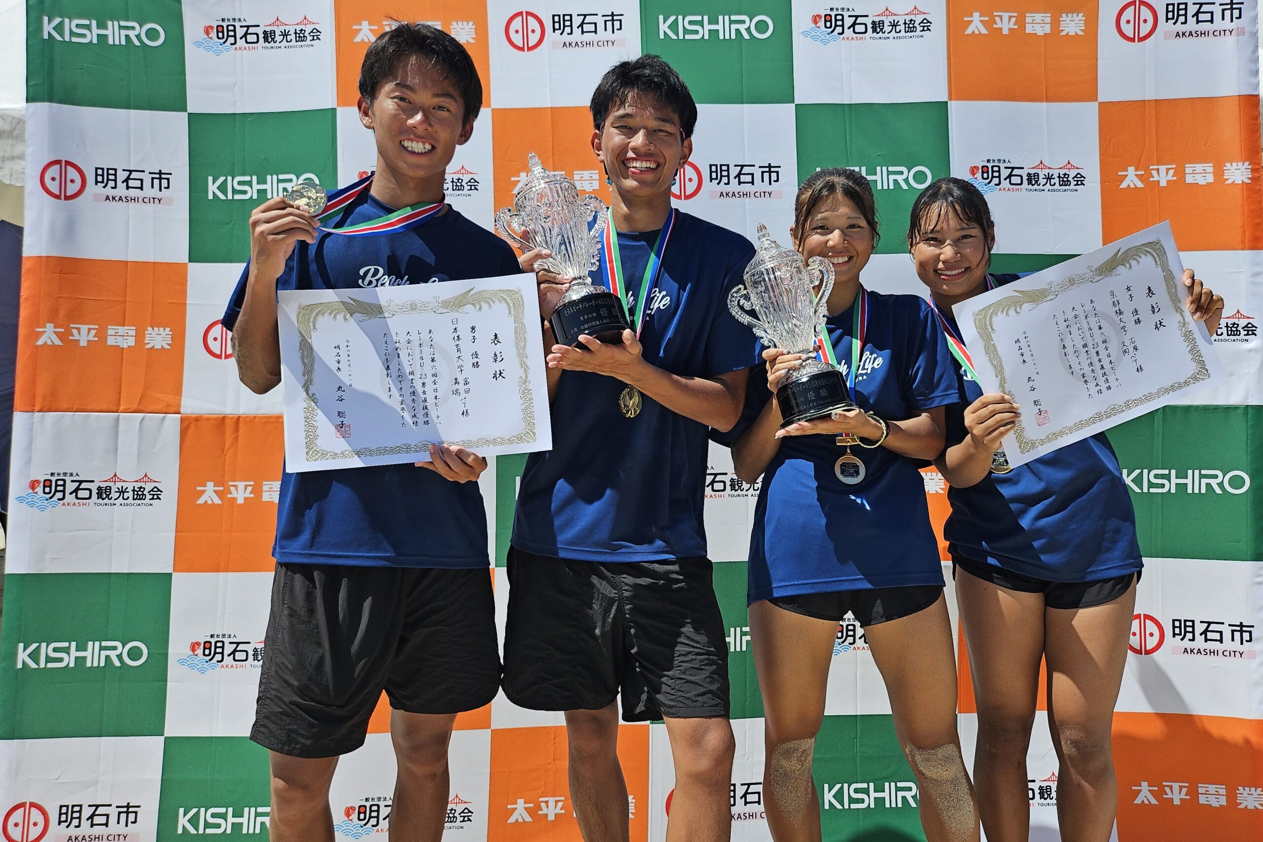 日本体育大、京都橘大が優勝。「第6回全日本U23男女選抜優勝大会